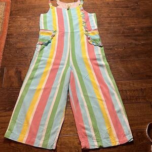 Matilda Jane Striped Let’s Get Together Cali Queen Jumpsuit, size 10
